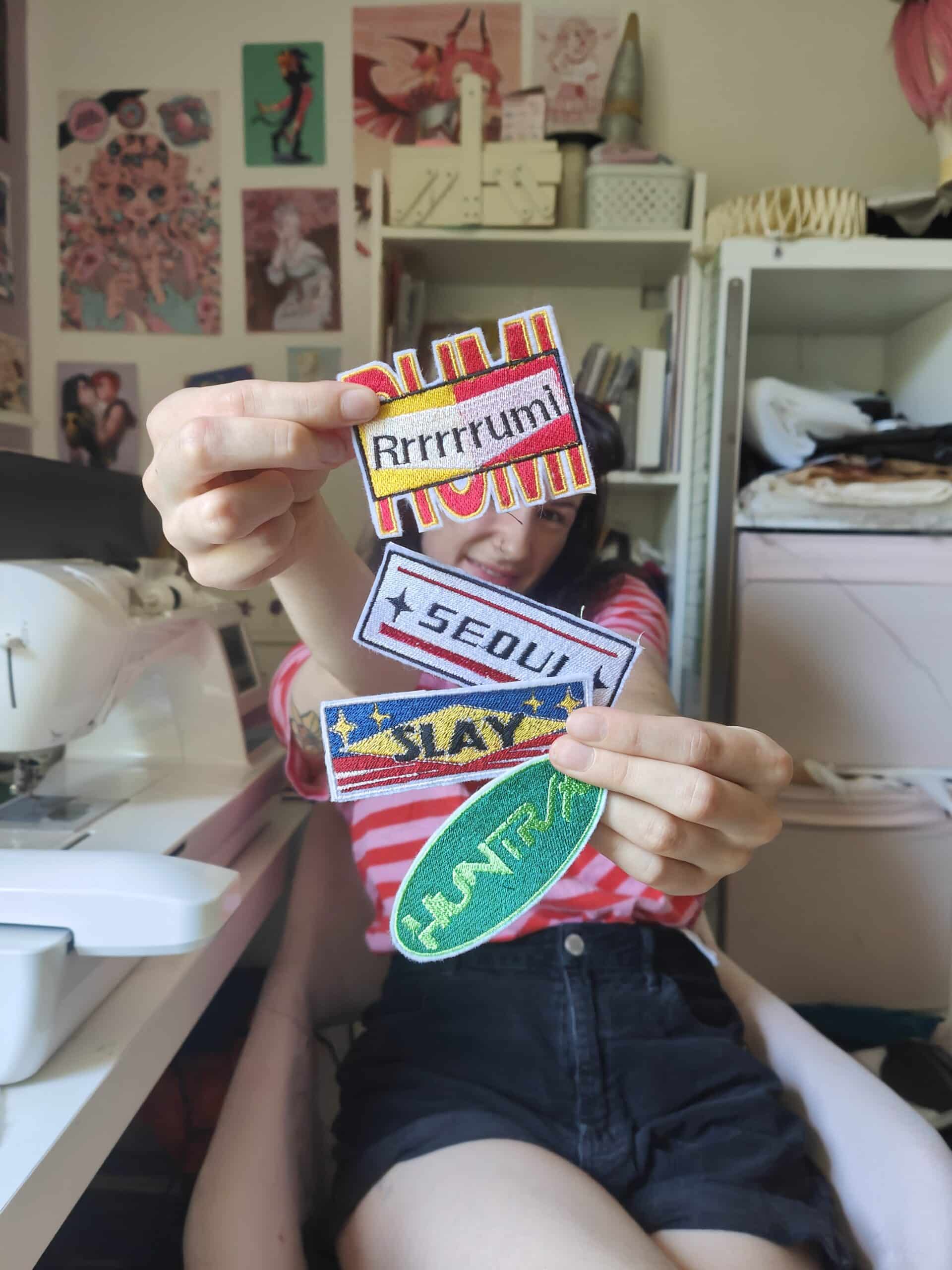 Motif broderie Kpop demon hunters Rumi How it's done bunde